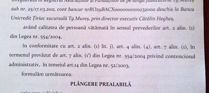 AMPER contestă asocierile dintre Primăria Tîrgu-Mureș și 5 cluburi sportive