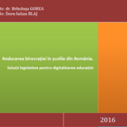 Reducerea birocrației în școli